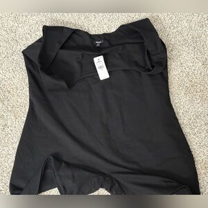 Express Black Sleeveless Bodysuit